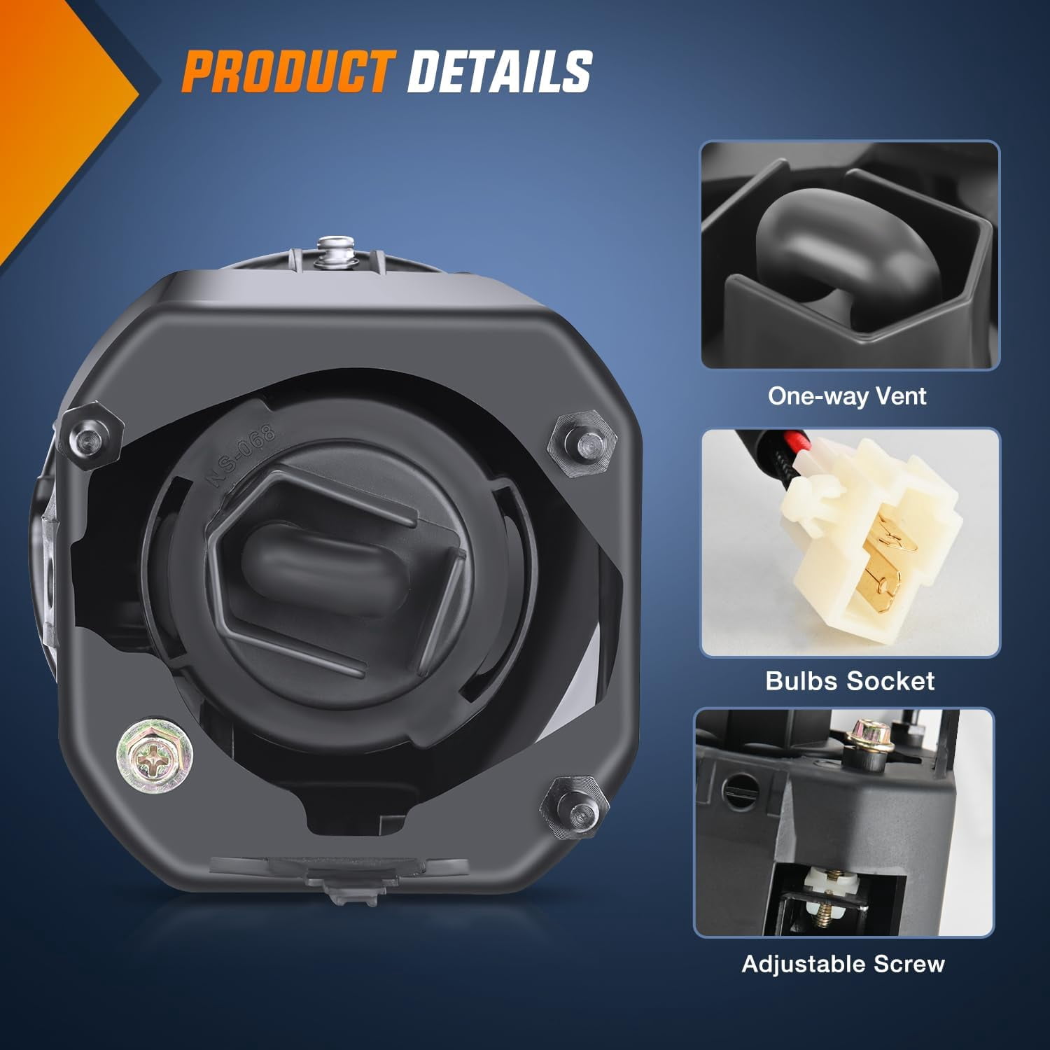Fog Light Assembly for 2000 2001 Nissan Maxima 2000 -2003 Nissan Sentra & Frontier 2002-2004 Nissan Xterra with Clear Lens Fog Lamps Replacement