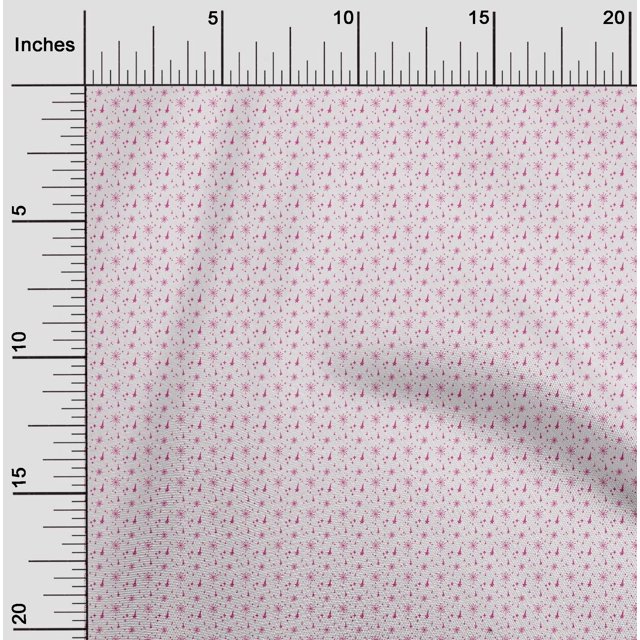 oneOone Viscose Jersey Fabric Geometric Star & Maze Style Geometric Print Fabric by The Yard 60 Inch Wide