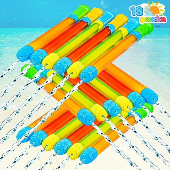 Joyfy 18 Packs 41.9 cm Super Water Guns, Soaker Blaster Squirt Guns, Bulk Summer Outdoor Swimming Pool, Backyard, Beach Water Game Fighting Play Toys