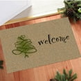 Sulgyt Christmas Door Mat 23.6"x15.7" Coir Doormats for