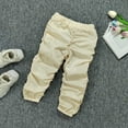 thumbnail image 4 of Akiihool Girl Pants Girls' Pull-On Twill Pant (White,4-5 Years), 4 of 5