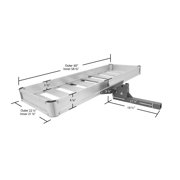 Elevate Outdoor Folding Aluminum Tray Premium Cargo Carrier - 60in