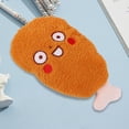 thumbnail image 5 of JOGZMZ Novelty Chicken Leg Pencil Pouch Soft Plush Fleece Novelty Pen Case Fun Food-Shaped Stationery Organizer, 5 of 6