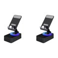 thumbnail image 1 of 2X Soporte para Teléfono Móvil 3 en 1, Banco de Energía de Audio, Altavoz de Llamada Bluetooth, Escritorio Giratorio Plegable Multifunción, Negro, 1 of 3