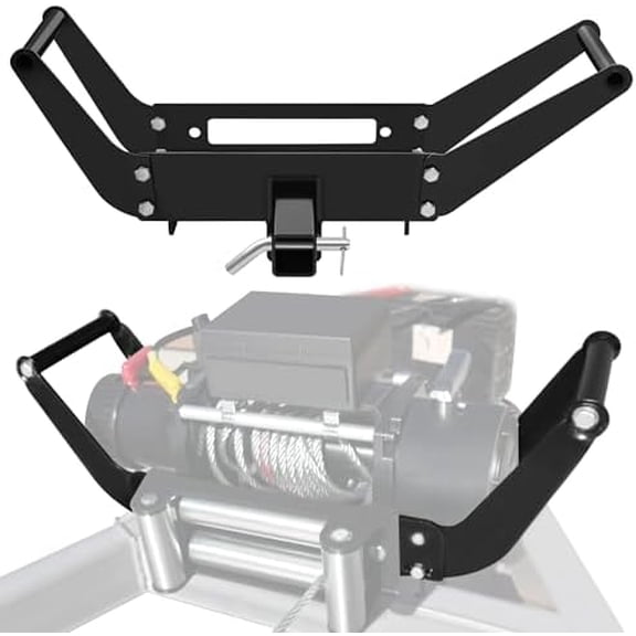 Cradle Winch Mount Mounting Plate 8000-13000 Lbs Capacity Winch Mounting Hitch Receiver Recovery Winches Foldable 10 x 4-1/2$$Vehicle Parts & Accessories