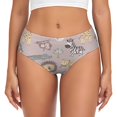 thumbnail image 1 of Fotbe Safari Animals Calzones Estampados para Mujer – Ropa Interior de Algodón, Cómoda, Suave y Elástica-4X-Large, 1 of 6