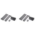thumbnail image 1 of Car Accessories for C E S Slk Cls Sl-Class W203 W204 W211 Amg, Accelerator Brake Footrest Pad(8Pcs), 1 of 9