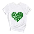 thumbnail image 2 of JIAYUE St Patricks Day Tops For Unisex Kids Boys Girls Cartoon Print Short Sleeve Round Neck Pull-On Lightweight T Shirt Tops For Kids Seasonal Comfortable Layering Shirts, 2 of 5