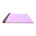 thumbnail image 2 of Ahgly Company Indoor Round Solid Purple Modern Area Rugs, 7' Round, 2 of 4