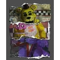 thumbnail image 2 of Five Nights at Freddy's Animatronic Collage Art Boy's Charcoal Heather T-shirt-Medium, 2 of 4