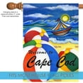thumbnail image 5 of Toland Home Garden Beach Balls-Welcome to Cape Cod summer Beach Flag Double Sided 28x40 Inch, 5 of 5