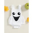 thumbnail image 3 of My First Halloween Baby Girl Boy Outfit Newborn Pumpkin Bubble Romper Infant Jumpsuit Cute Girls Pumpkin Clothes, 3 of 9