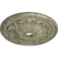 thumbnail image 3 of 30"OD x 3 7/8"ID x 3 1/4"P Flagstone Ceiling Medallion (Fits Canopies up to 3 7/8"), Hand-Painted Castle Stone Crackle, 3 of 6