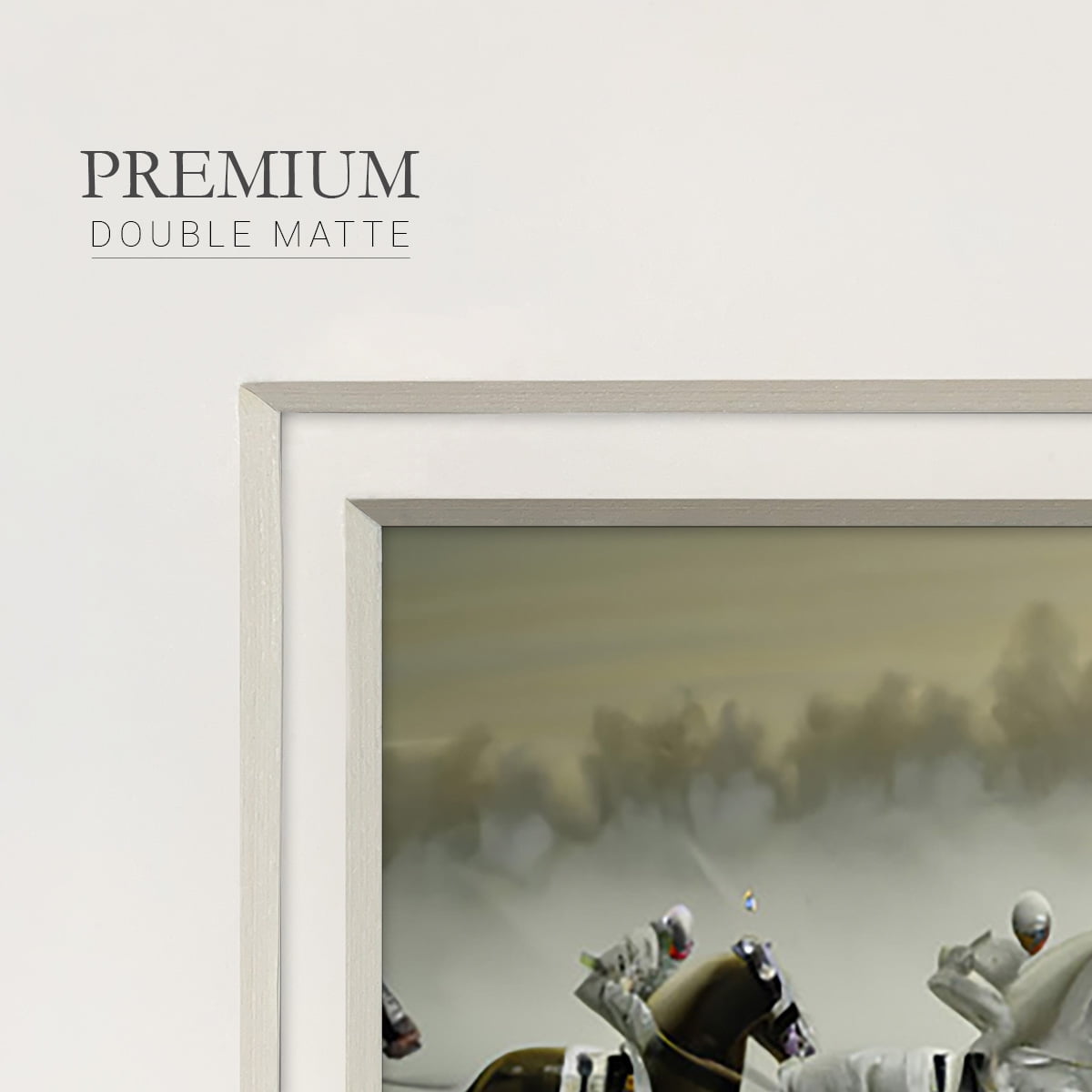 Dusty RacePremium Framed Print