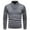 Dark Gray, variant on Clearance Sweater For Men Men's Fall And Winter Sweater Stand Up Collar Fashion Casual Slim Knit Long Sleeve Pullover Warm jumpers