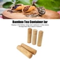 thumbnail image 4 of Botes De Té De Bambú De 12 Cm, Tarro Contenedor De Almacenamiento De Té De 5 Piezas Para Nueces De Granos De Café, 4 of 7