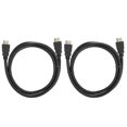 thumbnail image 1 of 2Pcs HDMI AM to AM Cable 1.4 Simple Version Copper Conductor Iron Shell 1080P Converter, 1 of 5