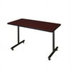 Regency Kobe 48 Inch Rectangular Training Table in Mahogany