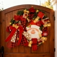 thumbnail image 6 of Elegant Holiday Wreath for Front Door Festive Indoor Outdoor Greenery with Berries for Seasonal Celebrations and Parties, 6 of 6