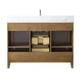 thumbnail image 6 of Vanity Art 48" Bathroom Vanity with Sink and Engineered Marble Top, Freestanding Storage Cabinet with 2 Drawers, 2 Shelves and 1 Flip Down Tray, 6 of 9