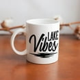 thumbnail image 6 of Lake Vibes Mug Funny Coffee Mug Ceramic Cup Tea 11 Oz For Women Men Novelty Birthday Gift, 6 of 6