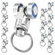 thumbnail image 5 of WORGEOUS 12 Uds. Rodillos de riel de cortina de Metal, corredores de polea deslizantes suaves para varios tipos de cortinas, polea de riel, poleas de ventana, corredores de cortina, 5 of 8