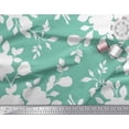 thumbnail image 3 of Soimoi Georgette Viscose Fabric Leaves & Floral Artistic Decor Fabric Printed Yard 42 Inch Wide, 3 of 5