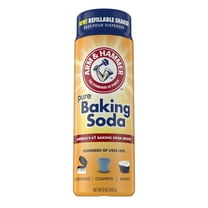 ARM & HAMMER Baking Soda Refillable Shaker, For Baking, Cleaning & Deodorizing, 12 oz