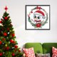 thumbnail image 3 of 5D DIY Taladro parcial con forma especial Pintura de diamante Corona de Navidad 30x30cm, 3 of 9