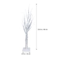 thumbnail image 2 of MERRYHAPY 1Pack Bedside Lamps White Plastic Tree Shape Lighting for Living Room Decor, 2 of 5