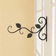thumbnail image 4 of 2 soportes para colgar plantas de 12 pulgadas de metal de hierro forjado, ganchos para macetas, ganchos decorativos montados en la pared para colgar macetas de interior y exterior,, 4 of 6
