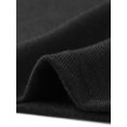 thumbnail image 5 of Women's Fall Tunic Tops Turtleneck Asymmetrical Hem Batwing Long Sleeve Loose Knit Blouse Dressy Casual Shirt S Black, 5 of 6