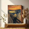 thumbnail image 6 of The Scream Edvard Munch Canvas Print, Wall Decor for Living Room Bedroom Home Office Hallway Studio Lounge, 6 of 8
