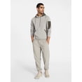 thumbnail image 2 of Athletic Works Men's and Big Men's Mix Media Hoodie, Sizes S-5XL, 2 of 5