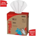 thumbnail image 5 of AINUO GeneralClean X50 Cleaning Wipes (83550),  Box, Strong & Durable for Extended Use, HydroKnit Technology, White, 10 Packs of 168 Sheets, 1680 Sheets Total, 5 of 6