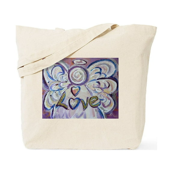 CafePress - Love Angel Tote Bag - Unisex Canvas Tote Bag, Beige, 1-Piece