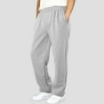 thumbnail image 6 of NIEWTR Mens Casual Joggers Pants - Cotton Drawstring Chino Cargo Pants Hiking Outdoor Twill Track Jogging SweatPants (XXL,Z01-Light Gray), 6 of 9
