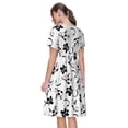 thumbnail image 6 of Spring Summer Dresses for Women 2025 - Cute Cow And Milk Stains Wedding Guest Dresses, Beach Vacation Clothes, Hawaiian Sundresses Casual Short Sleeve Dress for Women with Pockets, 6 of 7
