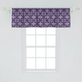 thumbnail image 2 of Ambesonne Purple Window Valance, Celtic Knot Art, 54" X 18", Violet Lilac, 2 of 3