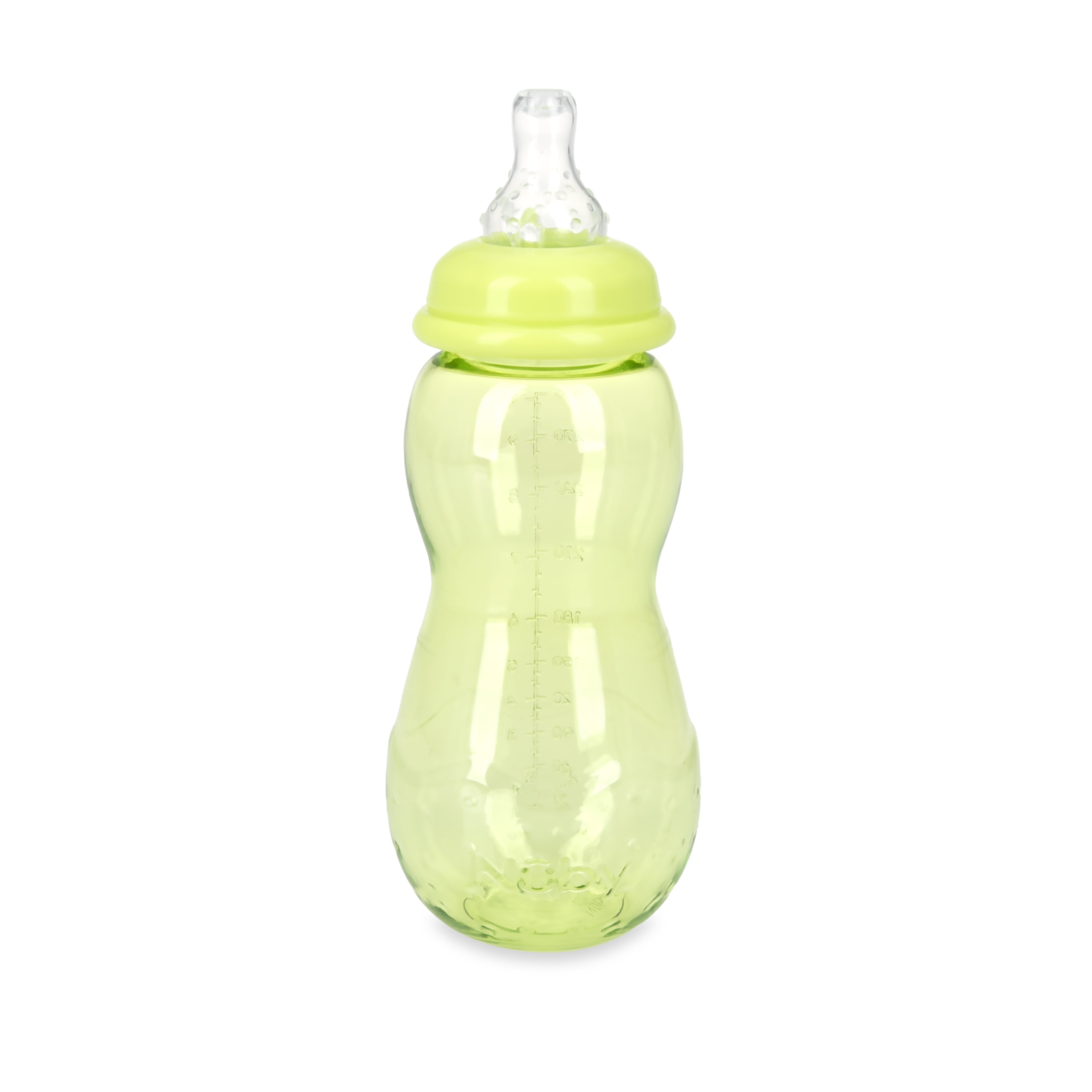 Nuby Printed Non-Drip Bottle 4 Ounce Colors May Vary