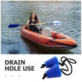 thumbnail image 3 of 2PCS Universal Kayak Scupper Plug Kit with Lanyard Kayak Scupper Plug Kit Silicone Scupper Plugs Drain Holes Stopper Bung Canoe Drain Holes Stopper Bung, 3 of 8