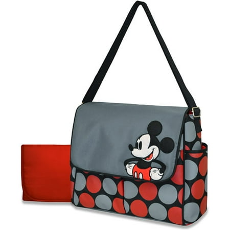 Disney Mickey Mouse Messenger Diaper Bag - 0