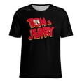 thumbnail image 5 of Tom And Jerry T-Shirt for Men Women, Unisex Crew Neck Tee, Casual Short Sleeve Tops, S-6XL, 5 of 9