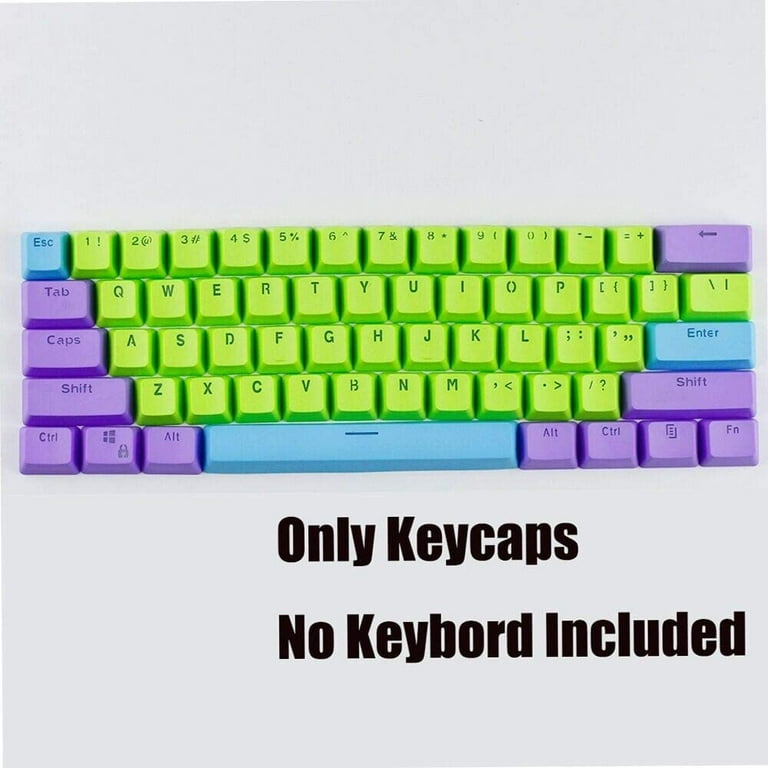 61 Pbt Keycaps 60 Percent Ducky One 2 Mini Keycaps Oem Profile Rgb Keycap Set With Key Puller For Cherry Mx Switches Gk61 Rk61 Anne Pro 2 Poker Mechanical Gaming Keyboard Only Keycaps Walmart Com