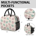 thumbnail image 6 of Lunch Bag Lunch Box for Women Reusable Insulated Lunch Bags,Water-Resistant Mini Donut Pop Cooler Lunch Tote Bag, Large Capacity for Work Travel Picnic, 6 of 6