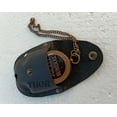 thumbnail image 2 of Nautical Poem Engraved Brass Pocket Sundial Compass with Leather Case, 2 of 5