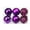Purple, variant on YHAJDS 6PCS Christmas Balls Ornaments Sets, 6cm/2.36in Colorful Glitter Shatterproof Christmas Tree Balls, Xmas Tree Decorations Hanging Ball for Holiday Wedding Party Decor, Xmas Wreath Decor Balls