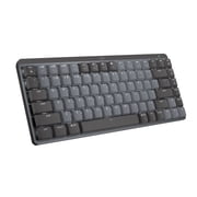 Logitech MX Mechanical Mini Wireless Illuminated Keyboard, Clicky Switches, Backlit, Bluetooth, USB-C, macOS, Windows, Linux, iOS, Android, Graphite