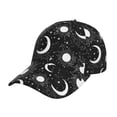 thumbnail image 1 of Fotbe Crescent and Stars Gorro Clásico de Béisbol, Gorra Ajustable con Broche Snapback, Gorro de Exterior de Algodón Suave, 1 of 6