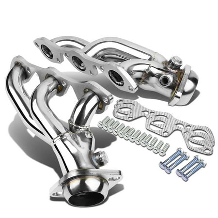 For 1997 to 2004 Ford F-150 3 -1 2 -PC Stainless Steel Exhaust Header Kit - 4.2L V6 98 99 00 01 02 (Best Exhaust System For F150)